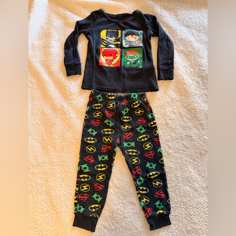 Justice League Pajamas 3T